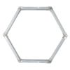 Geometryczny plafon Geometric New LP-0209/1C 4K LED 4000K IP44 biały