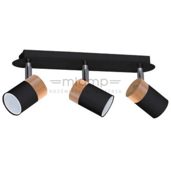 Regulowana LAMPA sufitowa JOKER MLP6304 Milagro metalowa OPRAWA reflektorki plafon industrialny tuby czarne