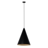 Lampa wisząca do salonu VESUVIO 41036  kompozyt nad stół czarny