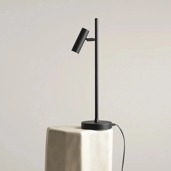 Stołowa lampka gabinetowa Trevo 1104B1 Aldex regulowana tuba czarna