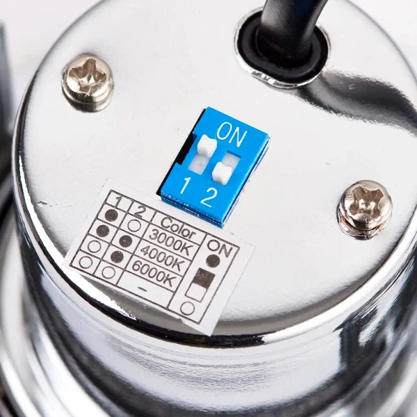 Okrągła lampa sufitowa SHIELD 108296 LED 5W 3000-6000K oczko nikiel