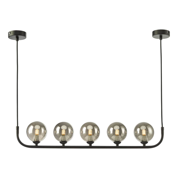 Wisząca lampa molekułowa Cradle CRA0522-01 czarny przydymiony