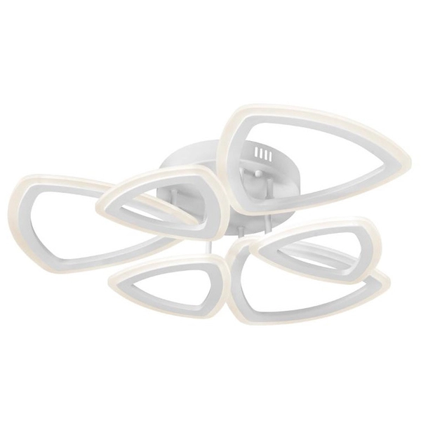 Geometryczna lampa sufitowa W7114-3+3 plafon ledowy 132W biały