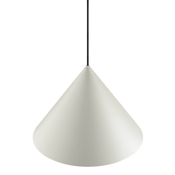 Zwisowa lampa z kloszem Zenith 10878 Nowodvorski nad stół jedwabisty szary