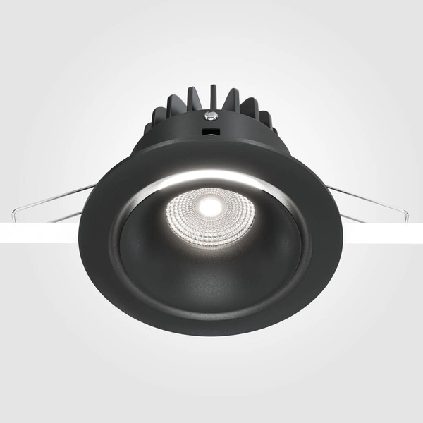 Lampa wpust Yin DL031-L12W4K-D-B Maytoni LED 12W 4000K punktowa czarna