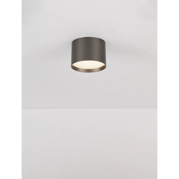 Sufitowa ledowa tuba RINVELA LE45506 LED 17W 3000K srebrna