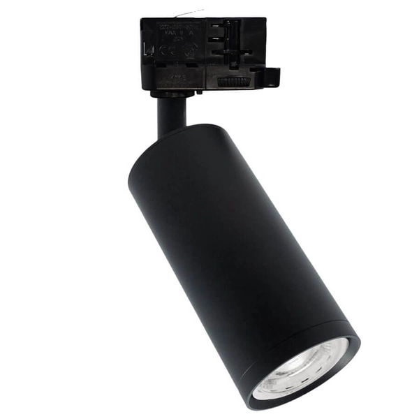 Lampa sufitowa z regulacją trójfazowa MICA ML7059 tubka metalowa czarna