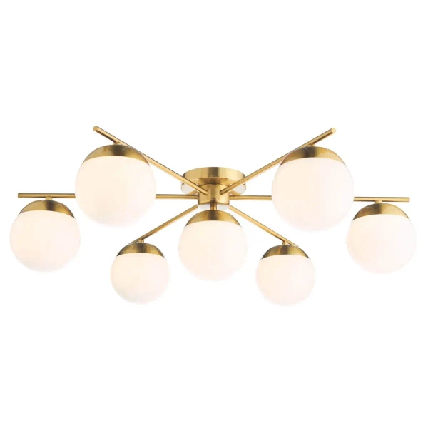 Lampa sufitowa do przedpokoju Bombazine BOM5035 kule mosiądz
