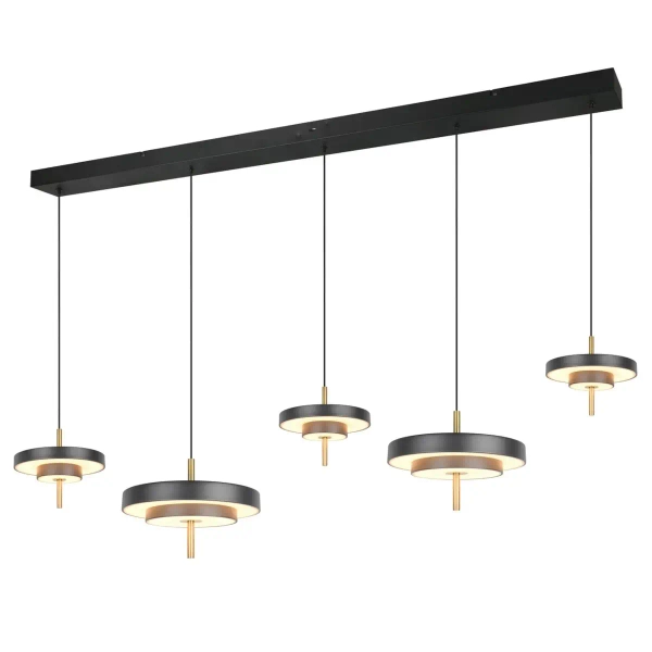 Designerska lampa wisząca Keaton 340210580 LED 50W 2300-4000K czarny