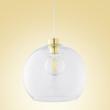 Loftowa lampa wisząca kula Cubus 2742 TK Lighting złota przezroczysta