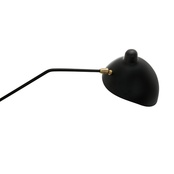 LAMPA ścienna DAVIS MBE0016-2 Italux metalowa OPRAWA kinkiet okrągły na wysięgniku czarny