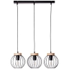 Potrójna lampa wisząca Sorana 99236/76 loftowa metalowa czarna
