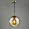 Okrągła wisząca lampa Ripple SP70-RIP8820 kula szampańska brąz