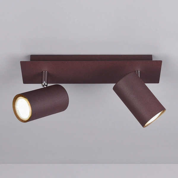 Regulowany plafon jadalniany MARLEY 802400224 Trio podwójny miedź