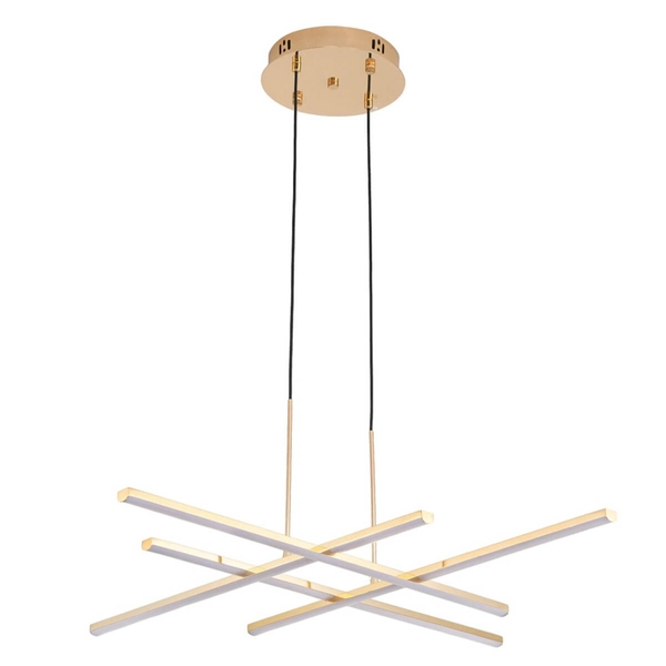Wisząca lampa CRISS CROSS ST-MD240406-4 gold LED 48W 3000K złoty