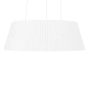 Metalowa wisząca lampa FABIO P0673 biała LED 12W 3000K nad stół