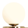 Stojąca lampa stołowa Ball 1076B30_S Aldex złota do salonu kulista loft