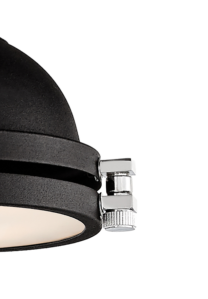 Kinkiet LAMPA ścienna NAUTILIUS 20482102 Kaspa metalowa OPRAWA regulowany reflektorek loft czarny