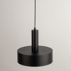 Lampa zwisająca do jadalni Vitrum 40811 Sigma krążek czarna