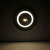 Schodowa LAMPA podtynkowa Q2 LED 313683 Polux metalowa OPRAWA wpuszczana LED 3W 4000K okrągła IP44 grafitowa