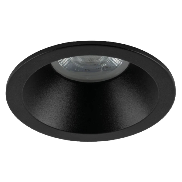 Minimalistyczny sufitowy spotlight Opti 10577 okrągła czarny