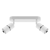 Regulowana lampa sufitowo/ścienna DIOR SPT 4261 Ideus metal chrom biała