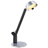 Stojąca lampa URSINO 58422S LED 8W 3000-6300K z portem USB czarna srebrna