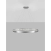 Pierścieniowa lampa wisząca MONTALO LE45404 LED 60W 3000K kryształy srebrne