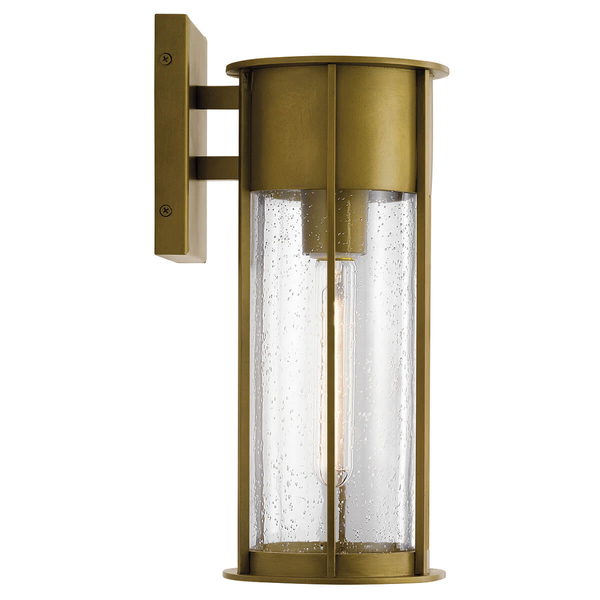 Lampa ścienna Camillo KL-CAMILLO-M-PNBR Kichler IP44 szklana mosiężna