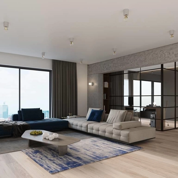 Betonowa LAMPA stołowa SALGADO SL.0680 biurkowa LAMPKA stojąca szara