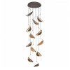 Metalowa lampa wisząca Nami ST-3602A-12 szara kaskada 12xLED 3000K 340cm