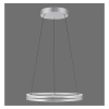 Lampa wisząca PUREE-LOOP srebrna pierścieniowa LED 53W 2700-5000K ring zmienna barwa 2551-95