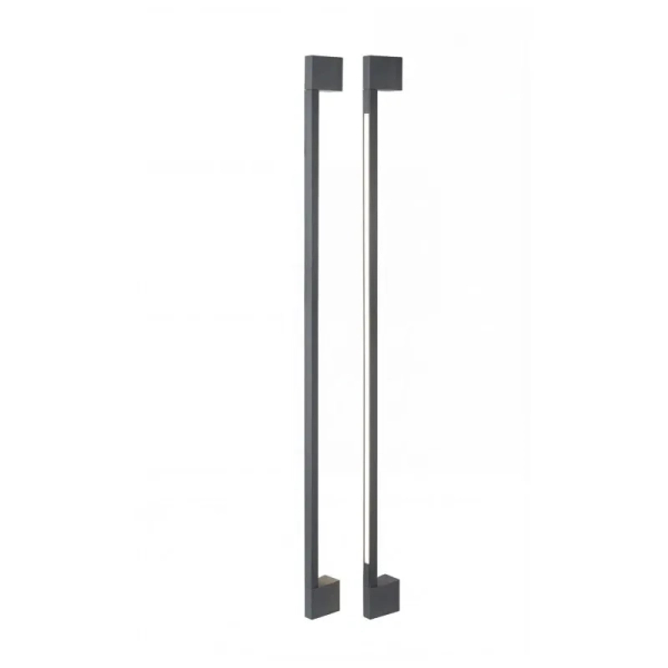 Ścienna lampa tarasowa GUSTO grafitowa AZ6838 1xLED 12W 3000K IP54