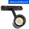 Spot do szyn magnetycznych 3-fazowych reflektor 815 Domeno LED 7W 3000K czarna