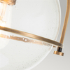 Lampa sufitowa QN-SOMERSET-F-C-HB okrągła ball mosiądz
