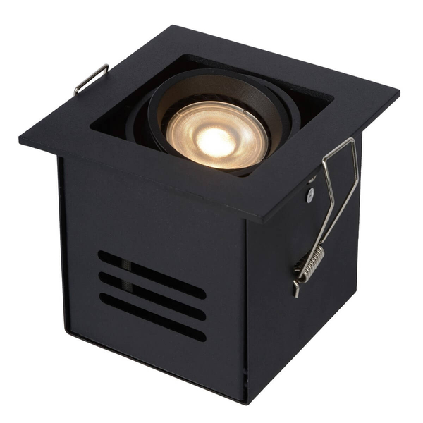 Kwadratowa lampa sufitowa CHIMNEY 09926/01/30 metalowa czarna