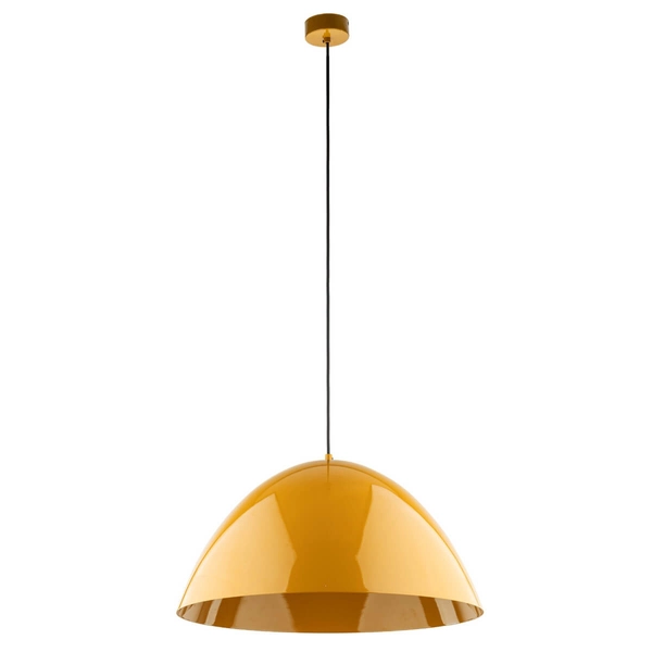 Zwisająca lampa do salonu Faro 10264 nad stół metalowa żółta