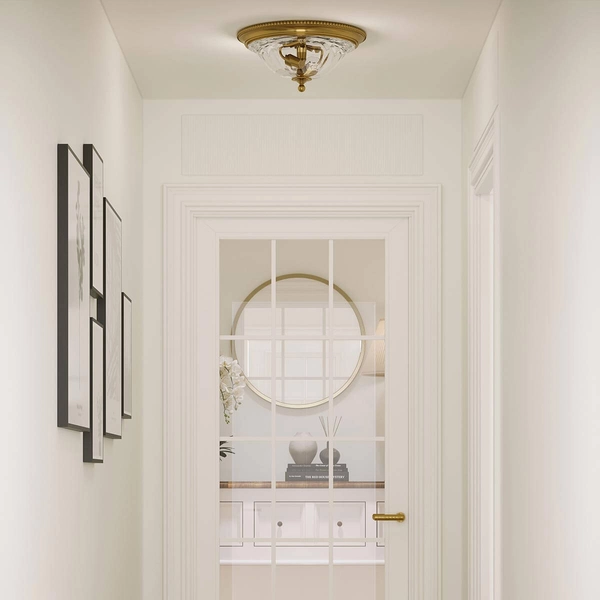 Natynkowa lampa Cambridge HK-CAMBRIDGE-F-A Hinkley szkło mosiądz