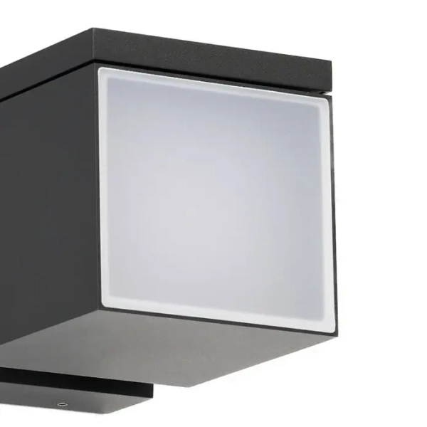 Kinkiet ścienny kostka elewacyjna CUBIC LED 18W 3000K IP54 AZ6689 czarny