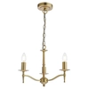 Świecznikowa lampa wisząca Marble MAR5345-EH Dar Lighting regulowana do jadalni złota