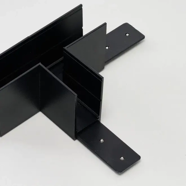 Łącznik magnetyczny do systemów szynowych TRACK AZ6701 czarny aluminiowy łącznik T