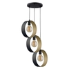 Kaskada lampa wisząca HOOP 32285 Sigma nowoczesne pierścienie czarne