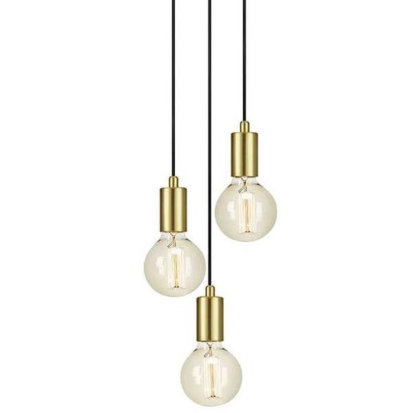 Industrialna LAMPA wisząca SKY 107107 Markslojd metalowa OPRAWA przewód ZWIS loftowy mosiężny