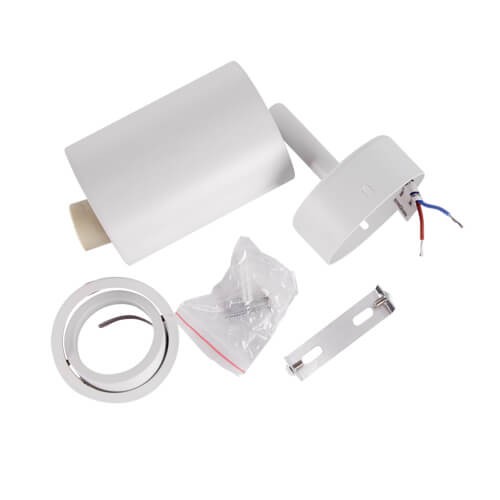 Spot LAMPA sufitowa BEMOL 03538 Ideus metalowa OPRAWA reflektorek tuba biała