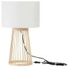Bambusowa lampa stołowa do jadalni UVENZIA LE45384 naturalna