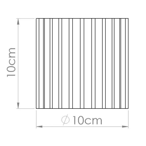 Metalowa lampa sufitowa AURA SL.1779 tubka ryflowana biała