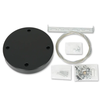 Zawiesie do lamp sufitowych MAQ ML0444 okrągłe czarne