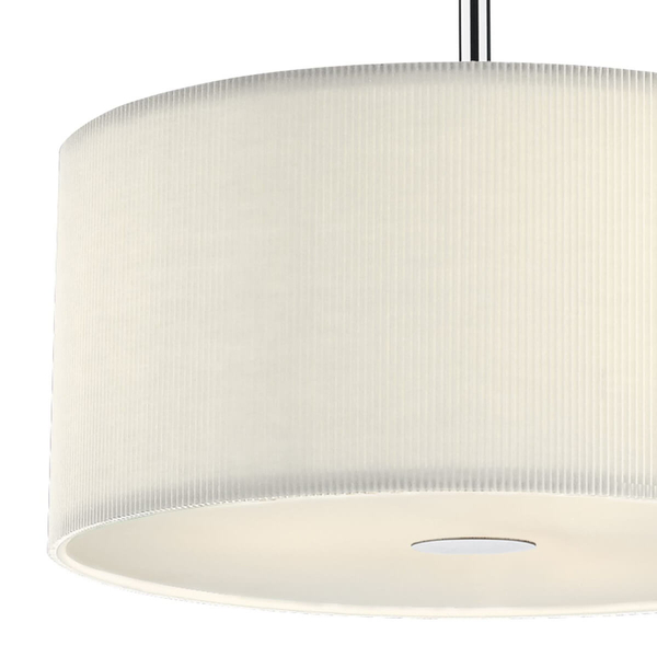 Jadalniana lampa wisząca Zaragoza ZAR1033 Dar Lighting srebrna kremowa