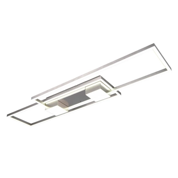 Plafoniera sufitowa Albany 647710407 Trio LED 37W 2700-6500K geometryczna srebrna