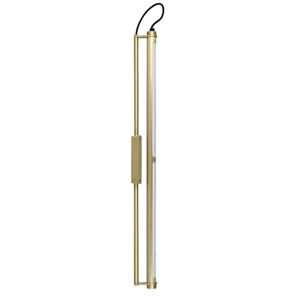Ścienna LAMPA tuba LEVINGTON WL-1154-1-GD Italux kinkiet OPRAWA metalowa LED 15W 3000K industrialna złota